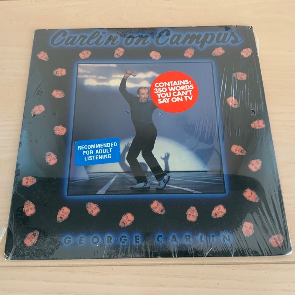 George Carlin Vintage Vinyl - On Campus - Record Album